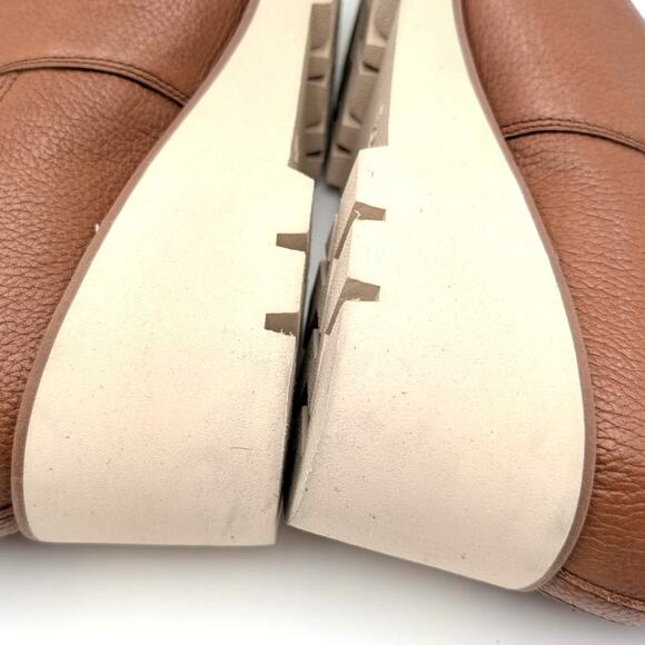 Vionic Aliso Wedge Chelsea Leather Ankle Boots Women's Brown Size US12 EU43 - Picture 6 of 12